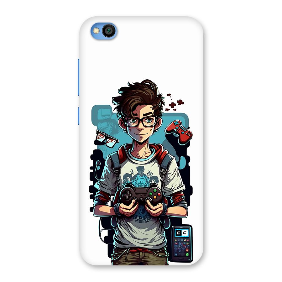 Cool Gamer Guy Back Case for Redmi Go