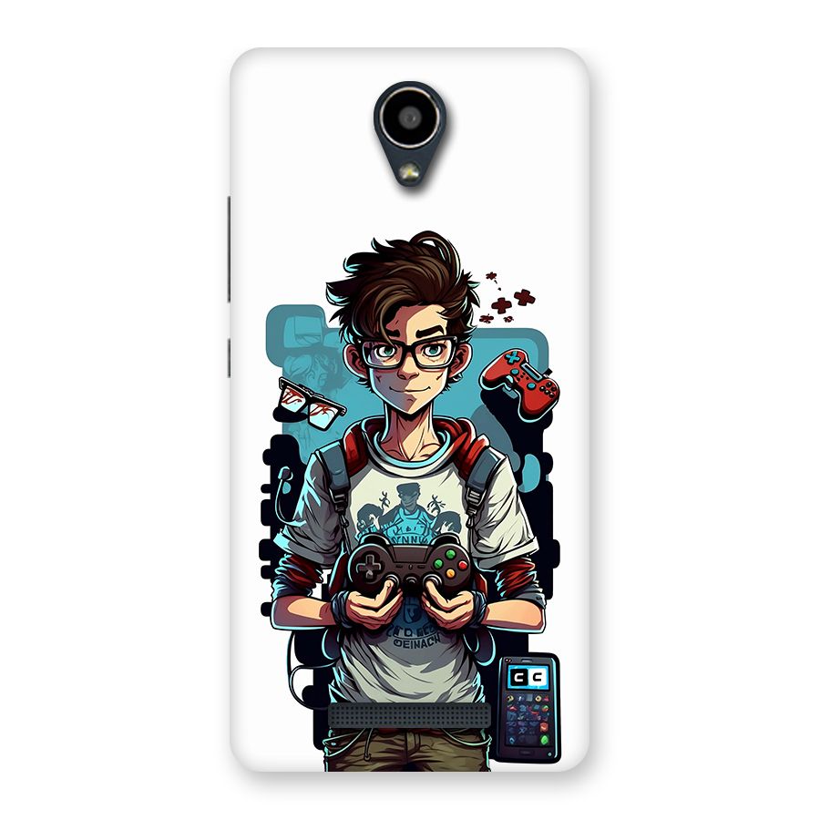 Cool Gamer Guy Back Case for Redmi Note 2