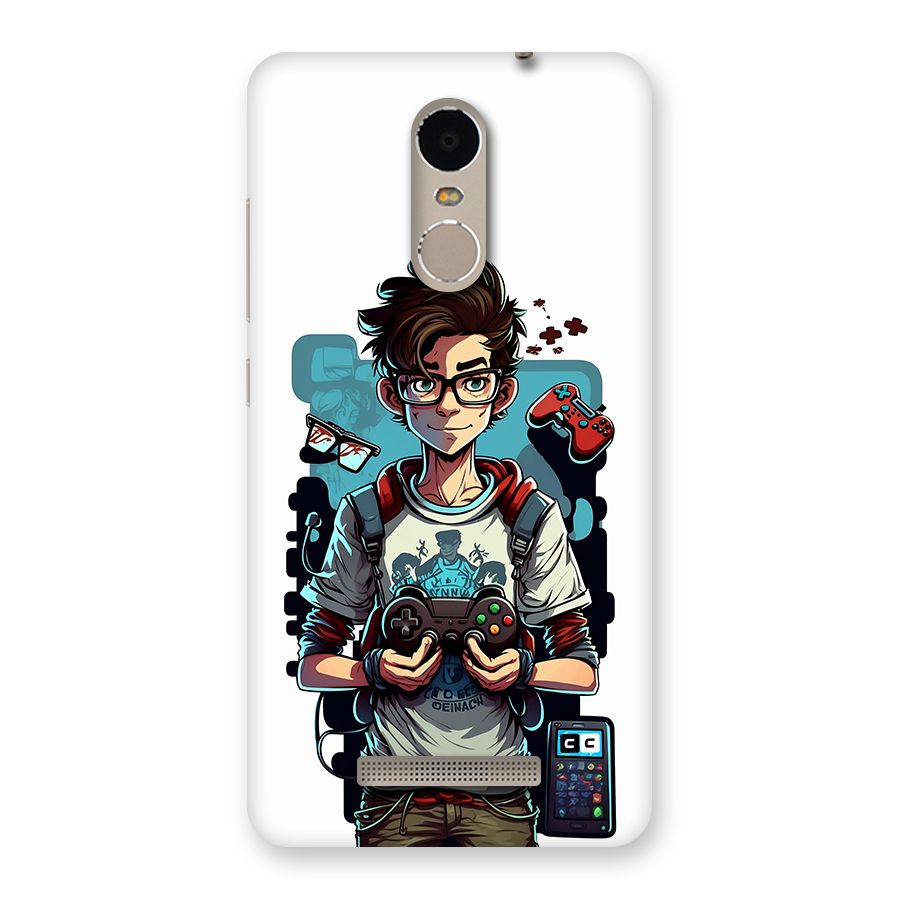 Cool Gamer Guy Back Case for Redmi Note 3