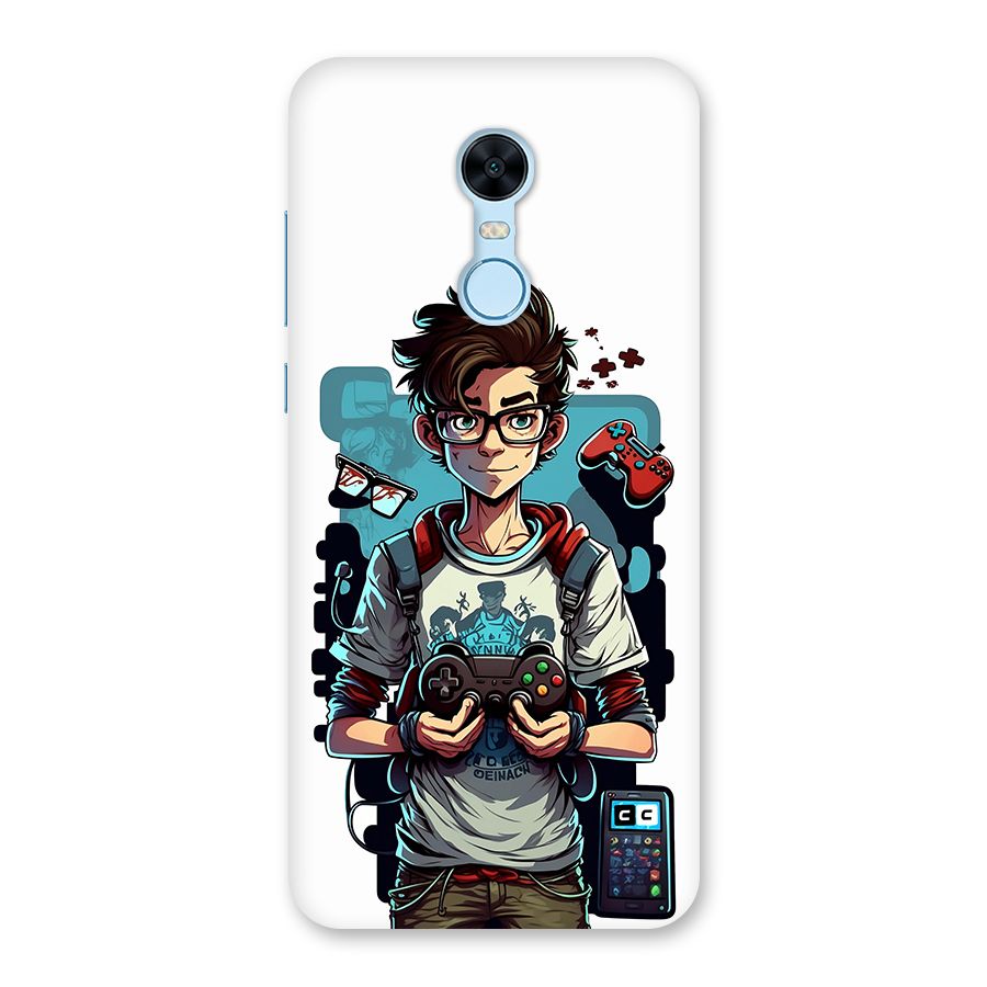 Cool Gamer Guy Back Case for Redmi Note 5