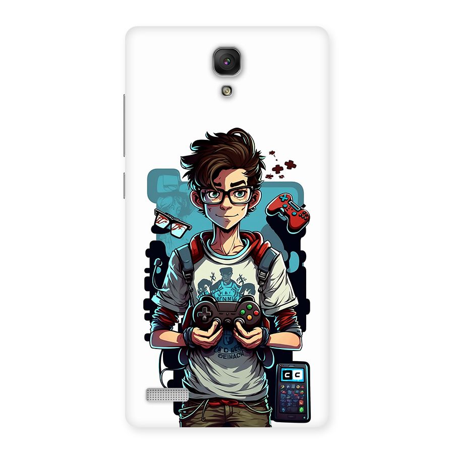 Cool Gamer Guy Back Case for Redmi Note Prime