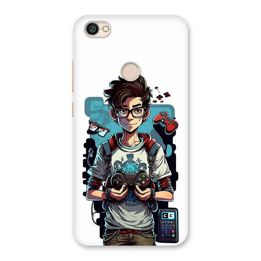 Cool Gamer Guy Back Case for Redmi Y1 2017