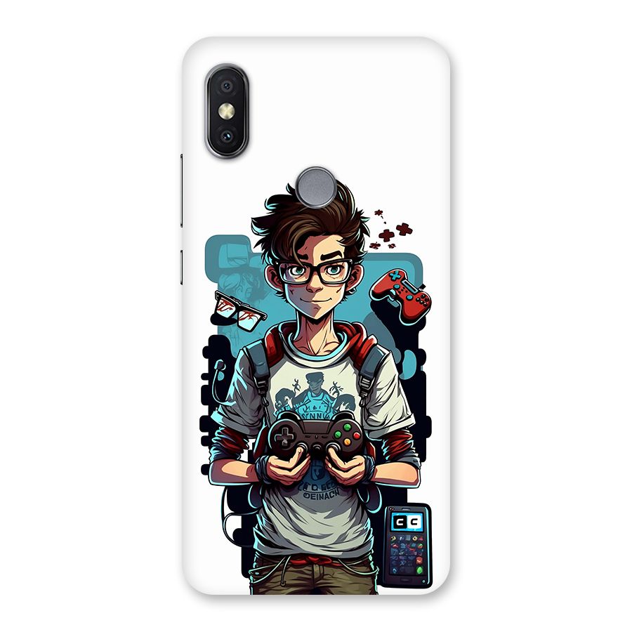 Cool Gamer Guy Back Case for Redmi Y2