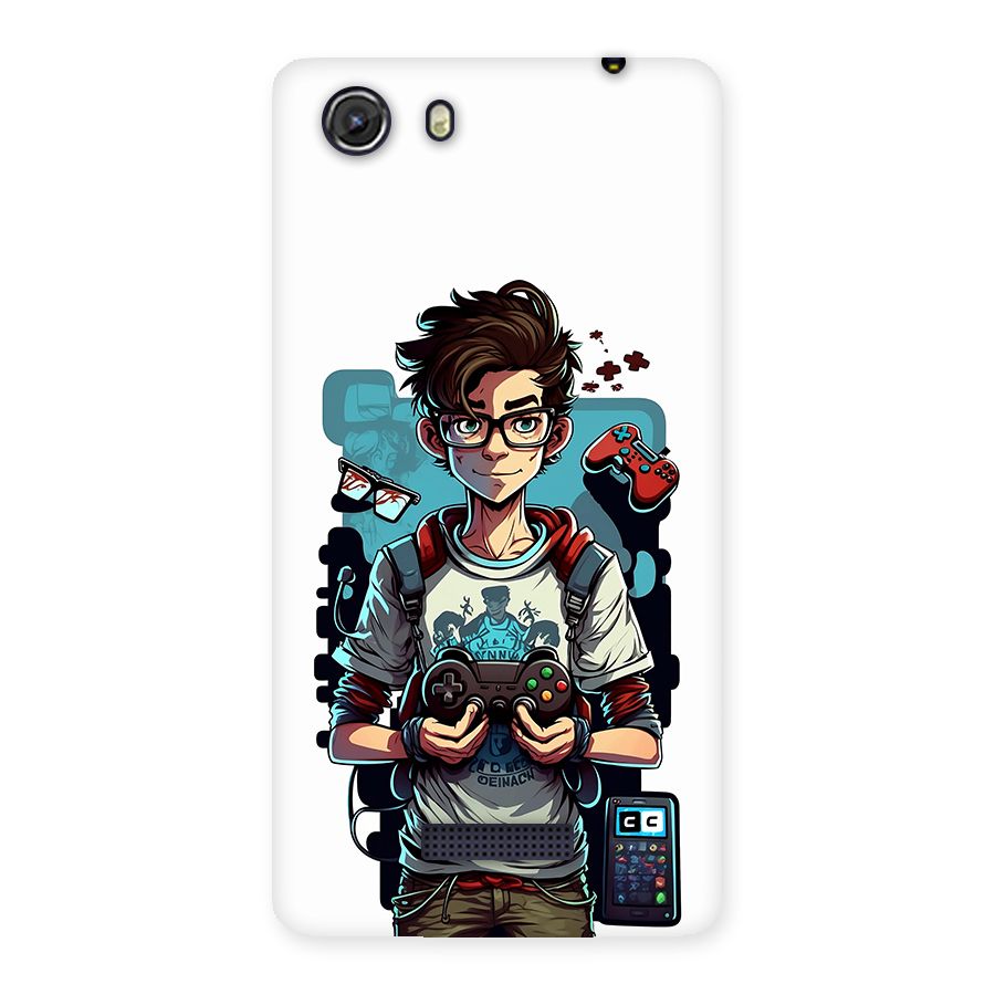Cool Gamer Guy Back Case for Unite 3