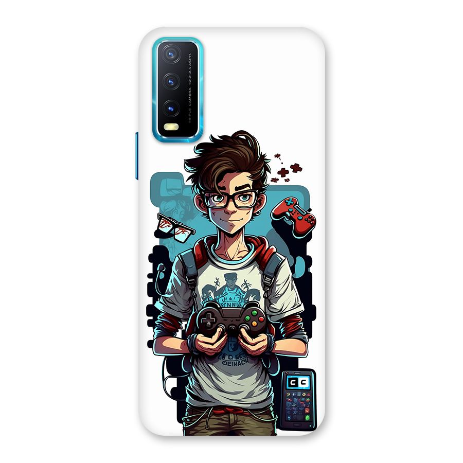 Cool Gamer Guy Back Case for Vivo Y20A