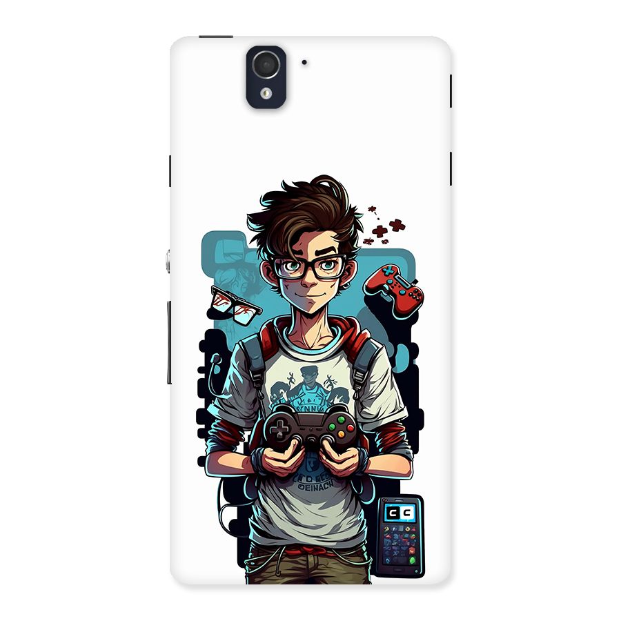 Cool Gamer Guy Back Case for Xperia Z