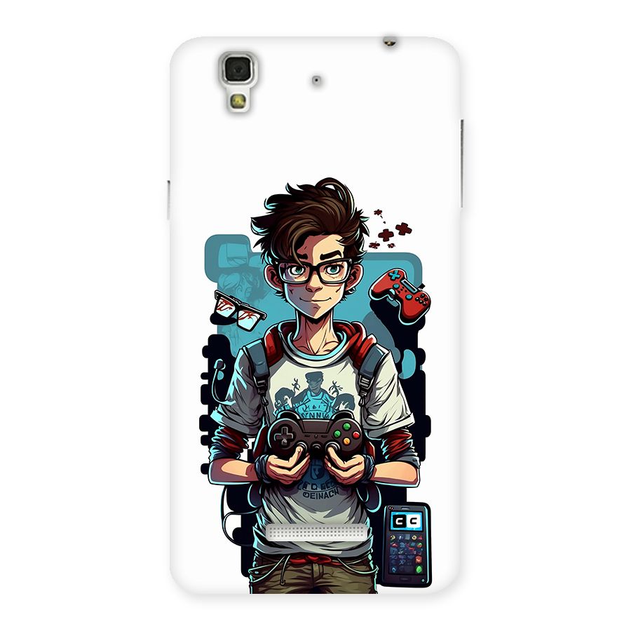 Cool Gamer Guy Back Case for YU Yureka Plus