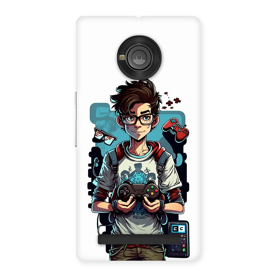 Cool Gamer Guy Back Case for Yunique