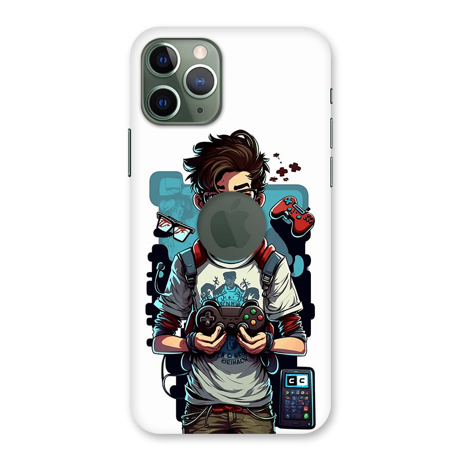 Cool Gamer Guy Back Case for iPhone 11 Pro Logo  Cut