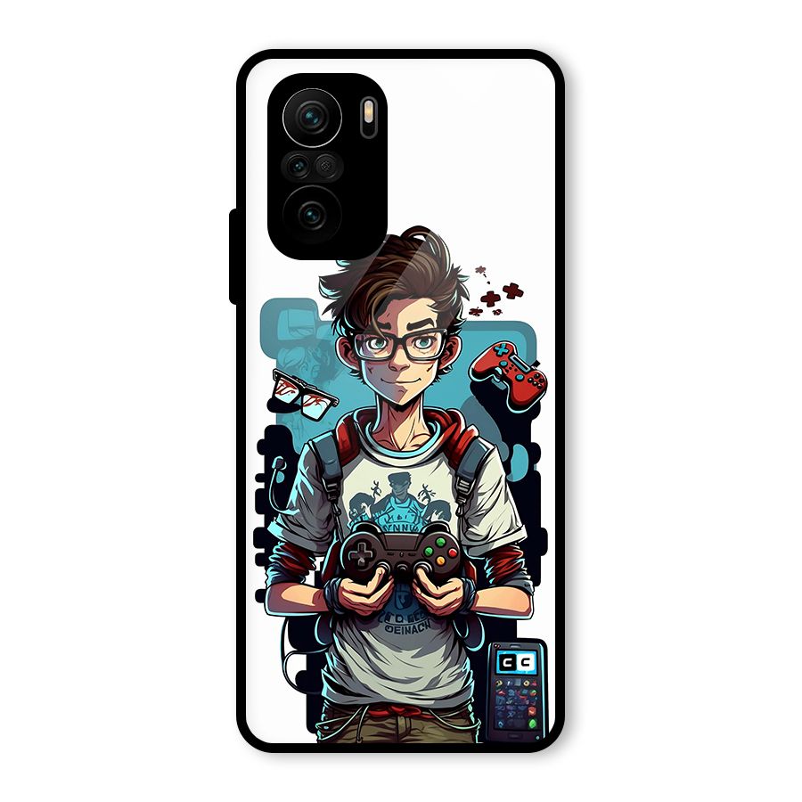 Cool Gamer Guy Glass Back Case for Mi 11X Pro