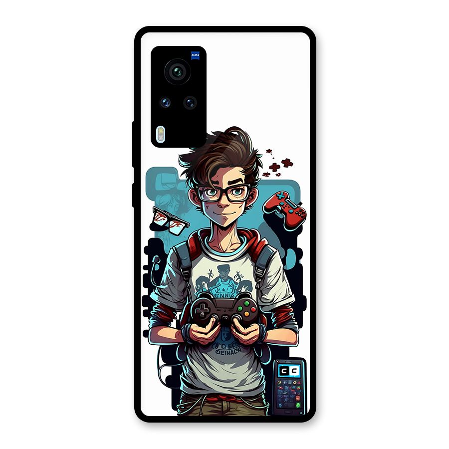 Cool Gamer Guy Glass Back Case for Vivo X60 Pro