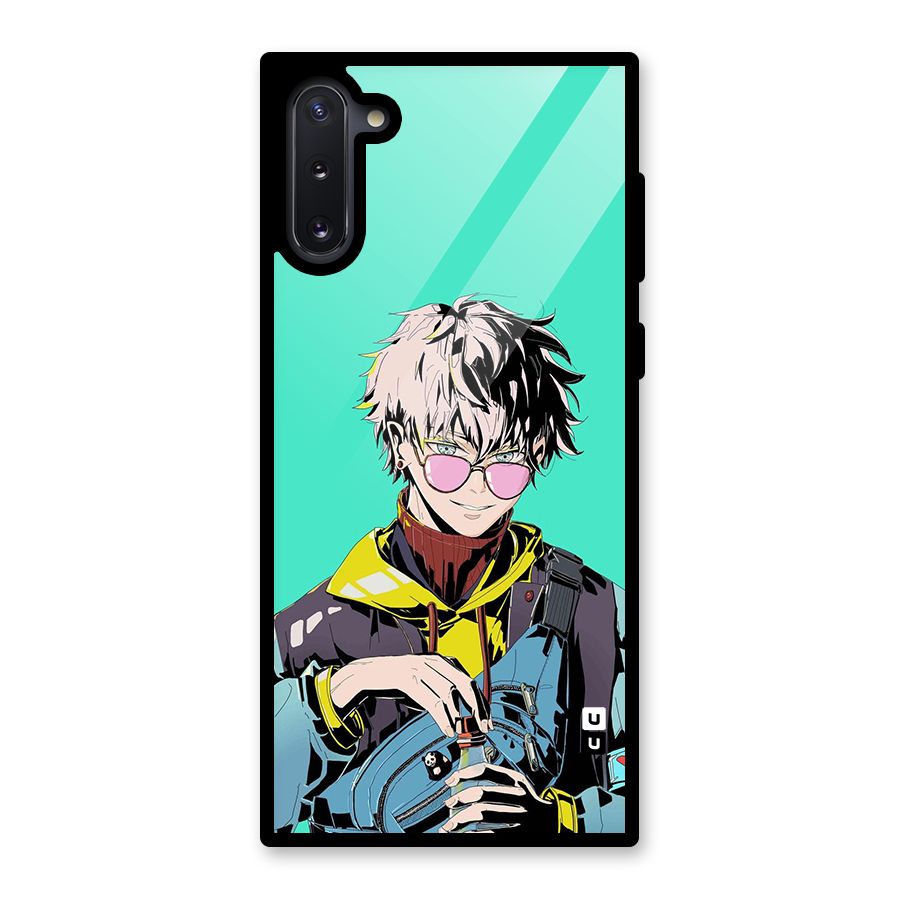 Cool Gojo Glass Back Case for Galaxy Note 10