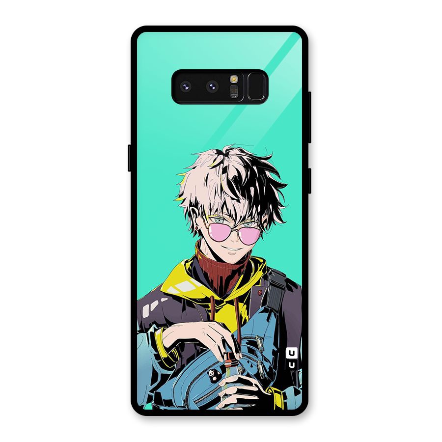 Cool Gojo Glass Back Case for Galaxy Note 8