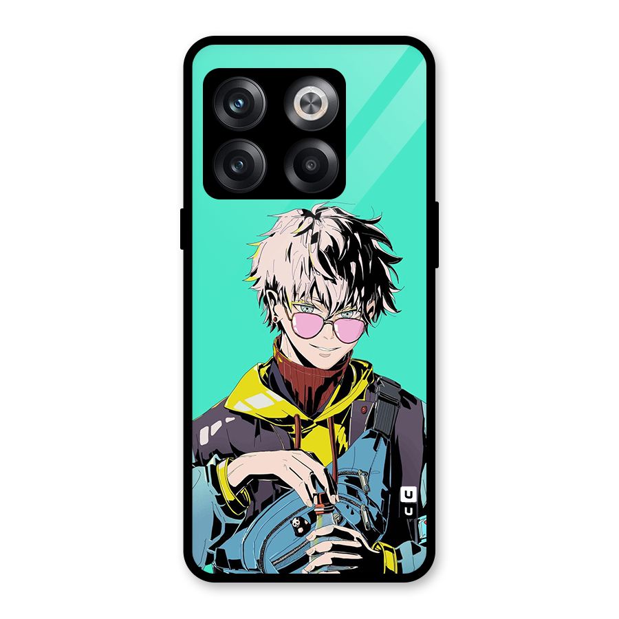 Cool Gojo Glass Back Case for OnePlus 10T