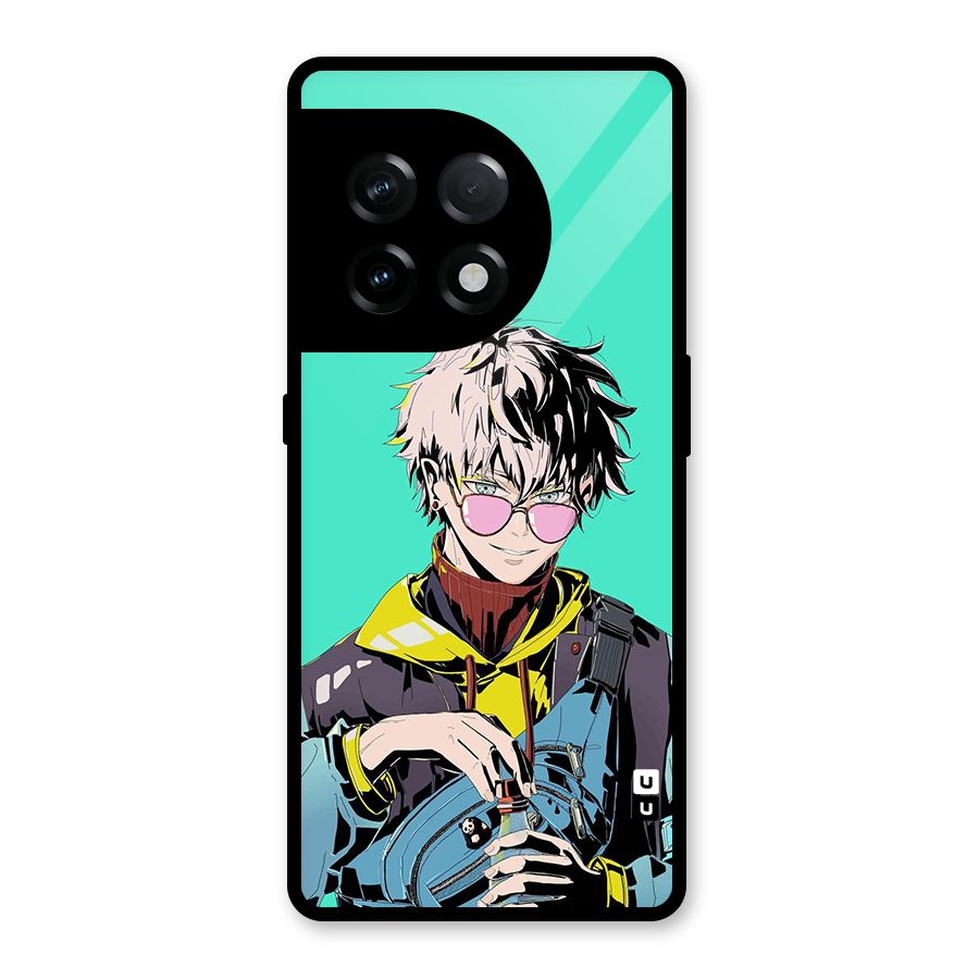 Cool Gojo Glass Back Case for OnePlus 11R