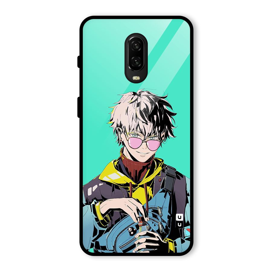Cool Gojo Glass Back Case for OnePlus 6T