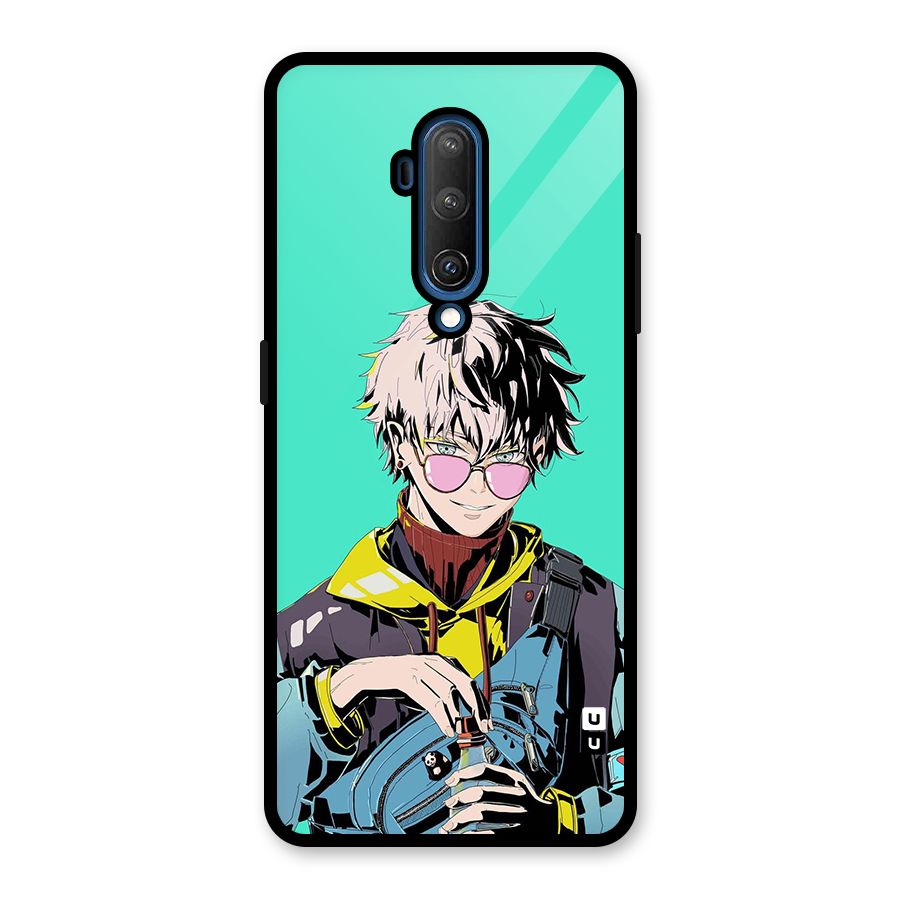 Cool Gojo Glass Back Case for OnePlus 7T Pro