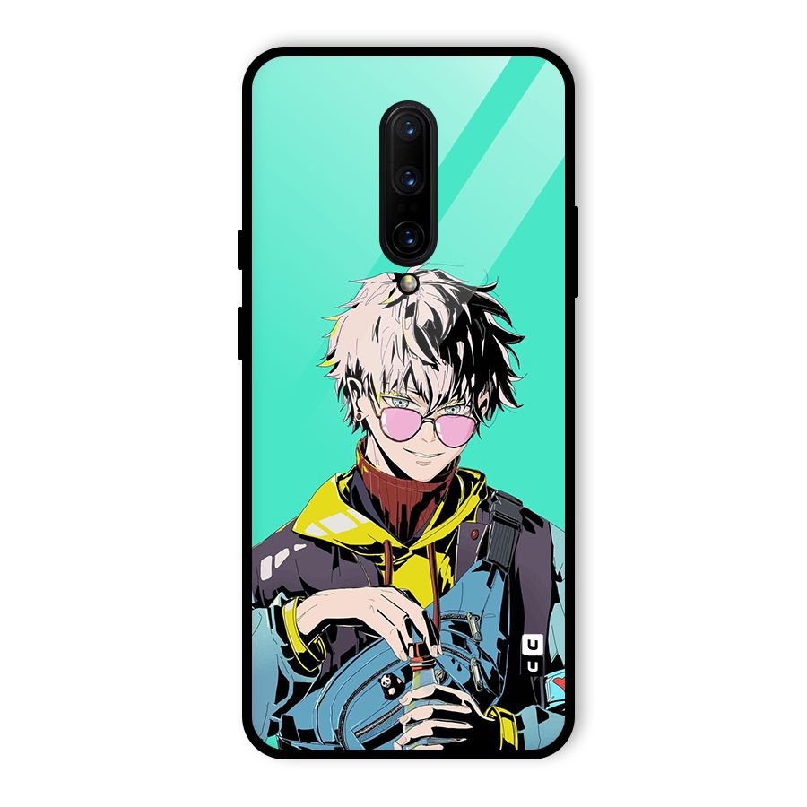 Cool Gojo Glass Back Case for OnePlus 7 Pro