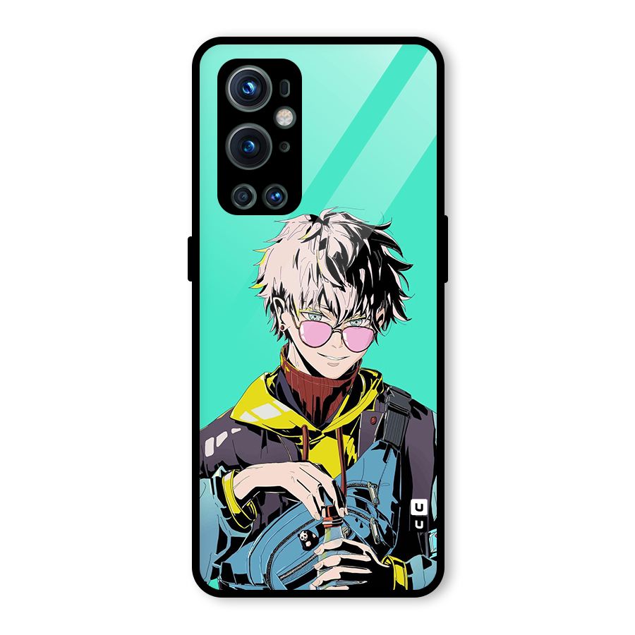 Cool Gojo Glass Back Case for OnePlus 9 Pro