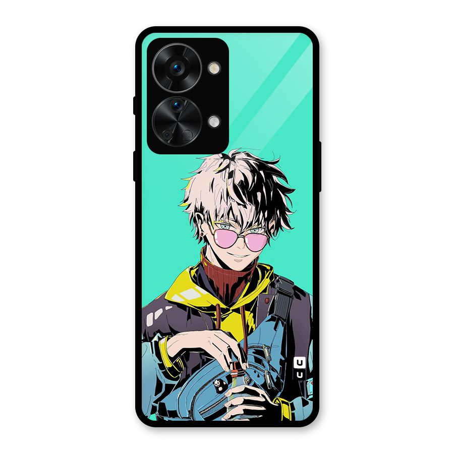 Cool Gojo Glass Back Case for OnePlus Nord 2T