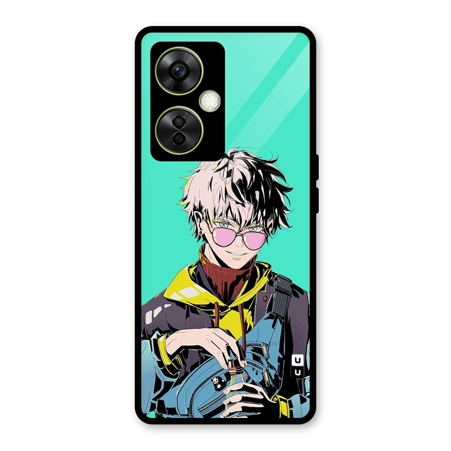 Cool Gojo Glass Back Case for OnePlus Nord CE 3 Lite