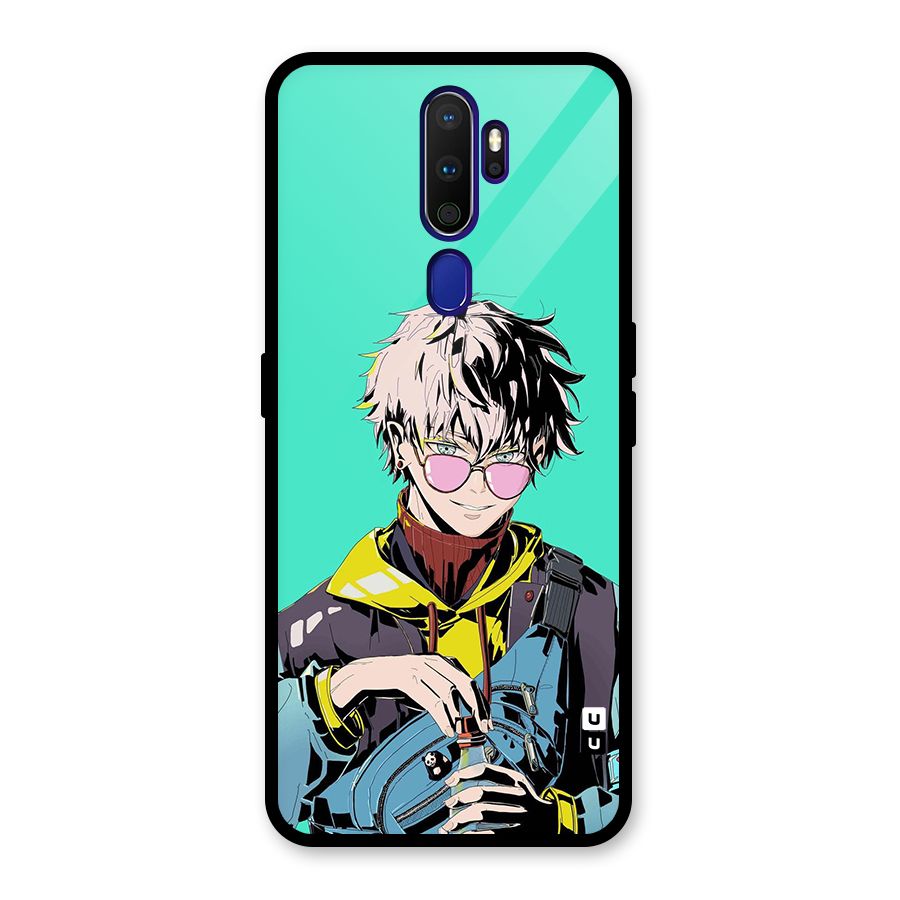 Cool Gojo Glass Back Case for Oppo A9 (2020)