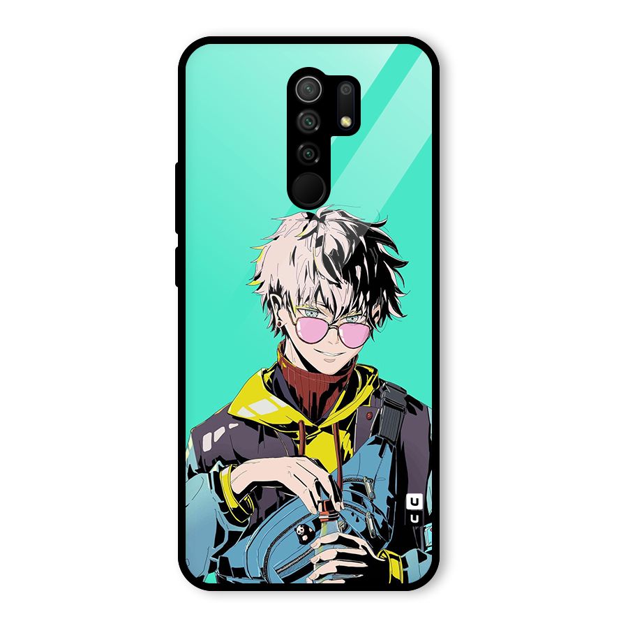 Cool Gojo Glass Back Case for Poco M2