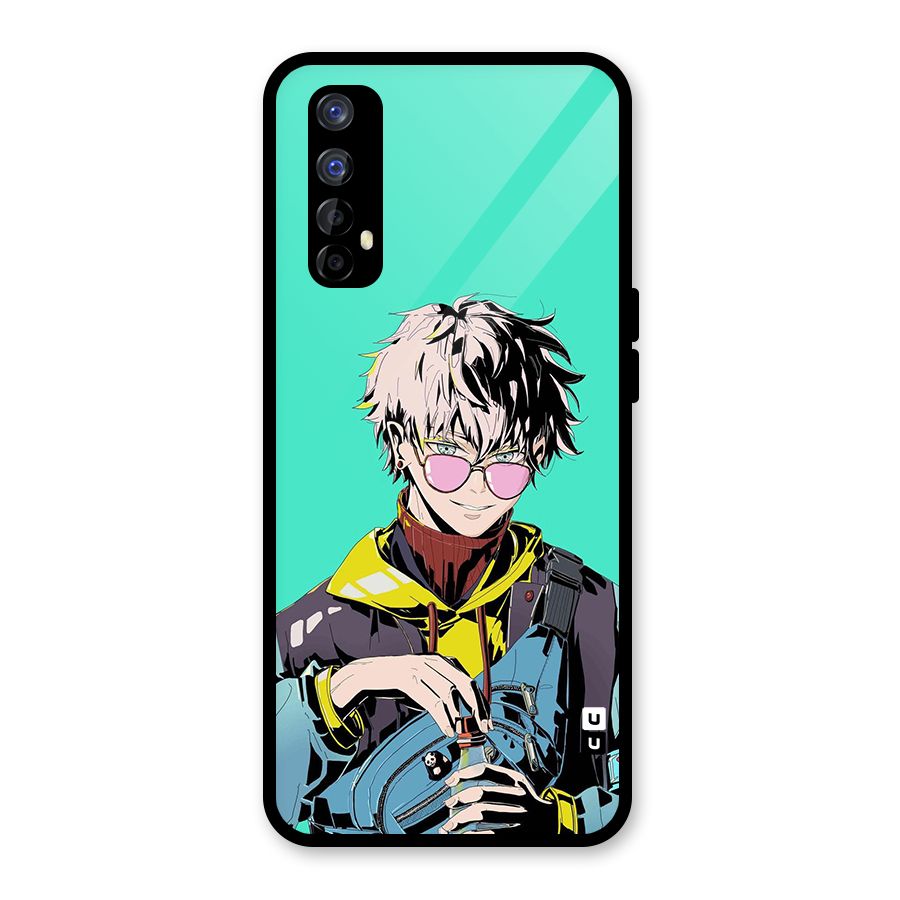 Cool Gojo Glass Back Case for Realme 7