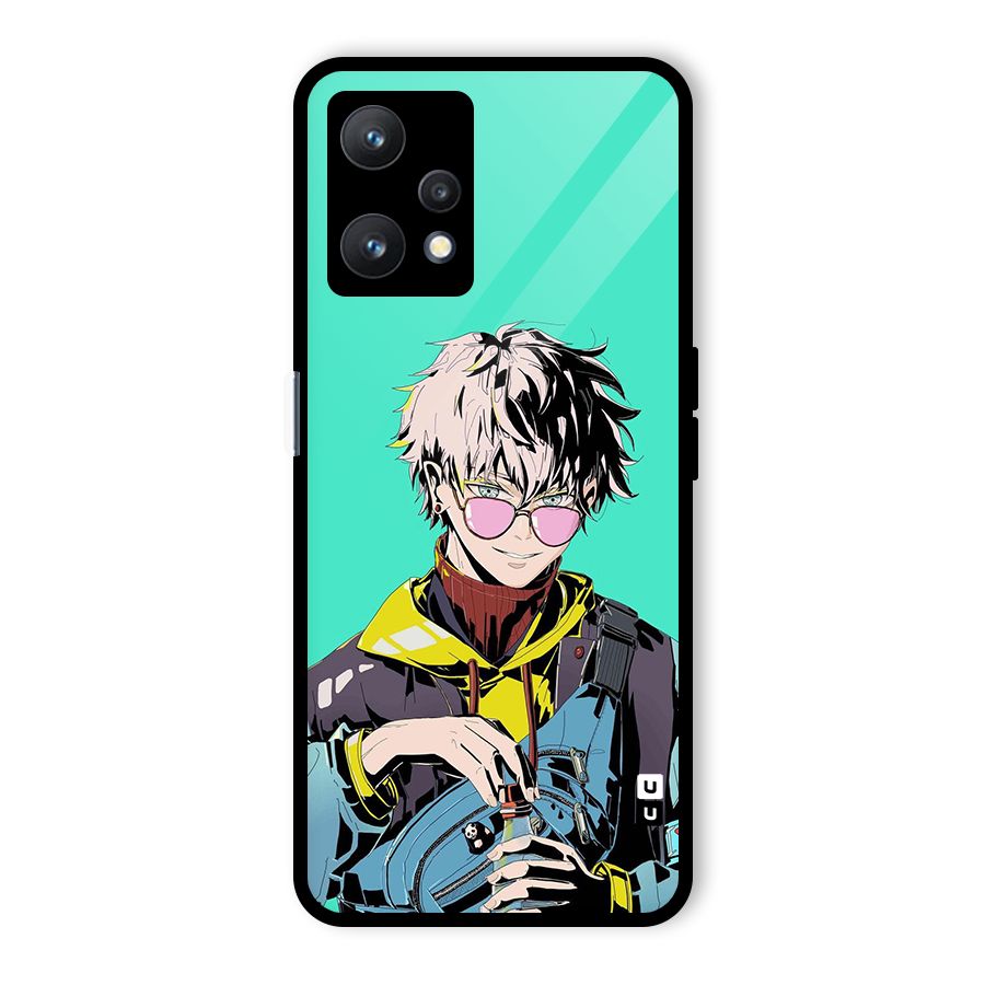 Cool Gojo Glass Back Case for Realme 9 Pro 5G