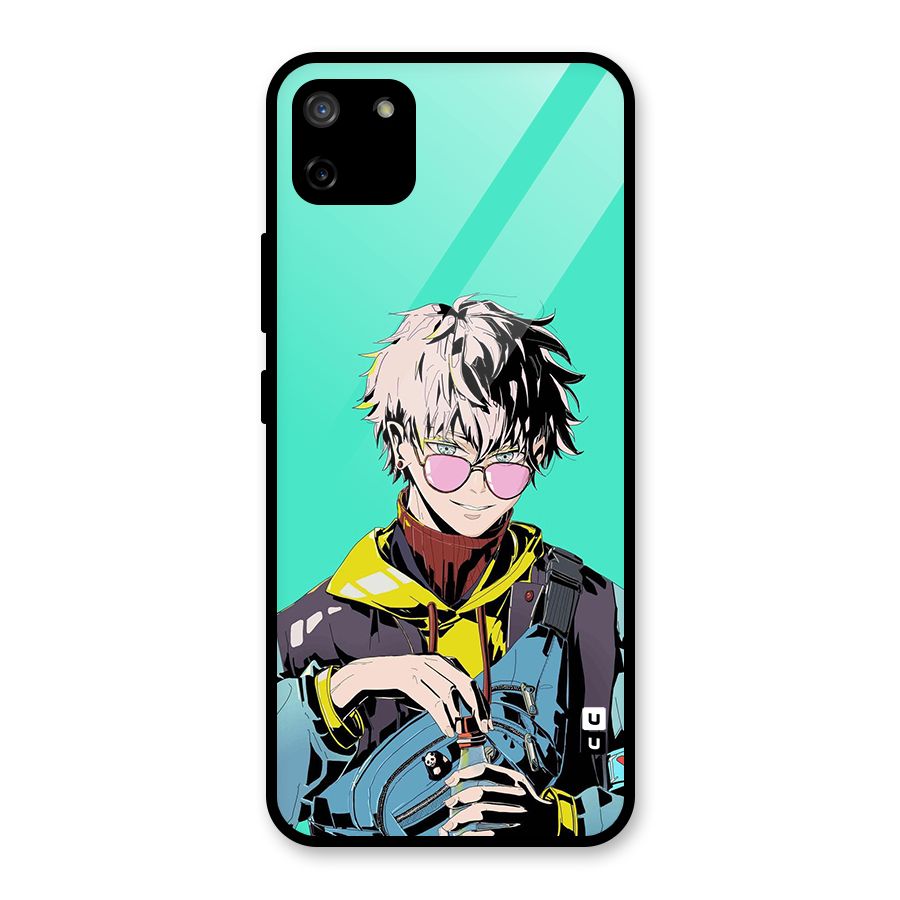 Cool Gojo Glass Back Case for Realme C11