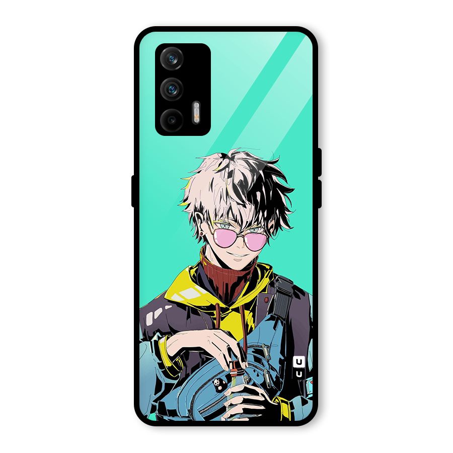 Cool Gojo Glass Back Case for Realme GT 5G