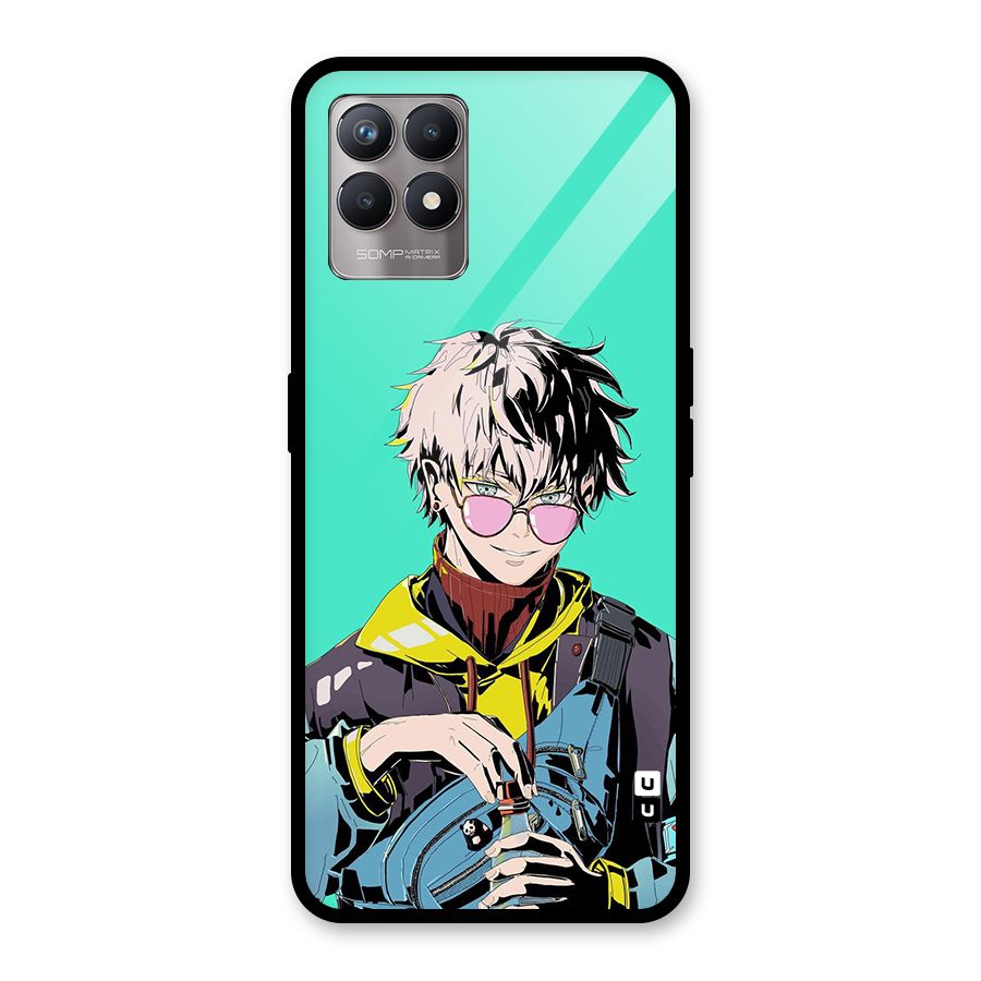 Cool Gojo Glass Back Case for Realme Narzo 50