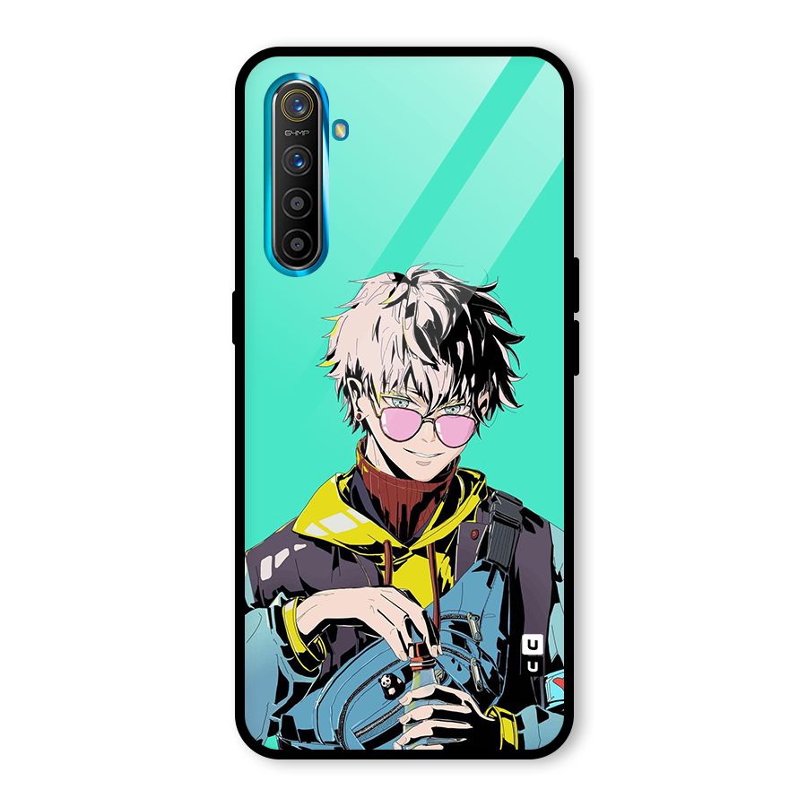 Cool Gojo Glass Back Case for Realme X2