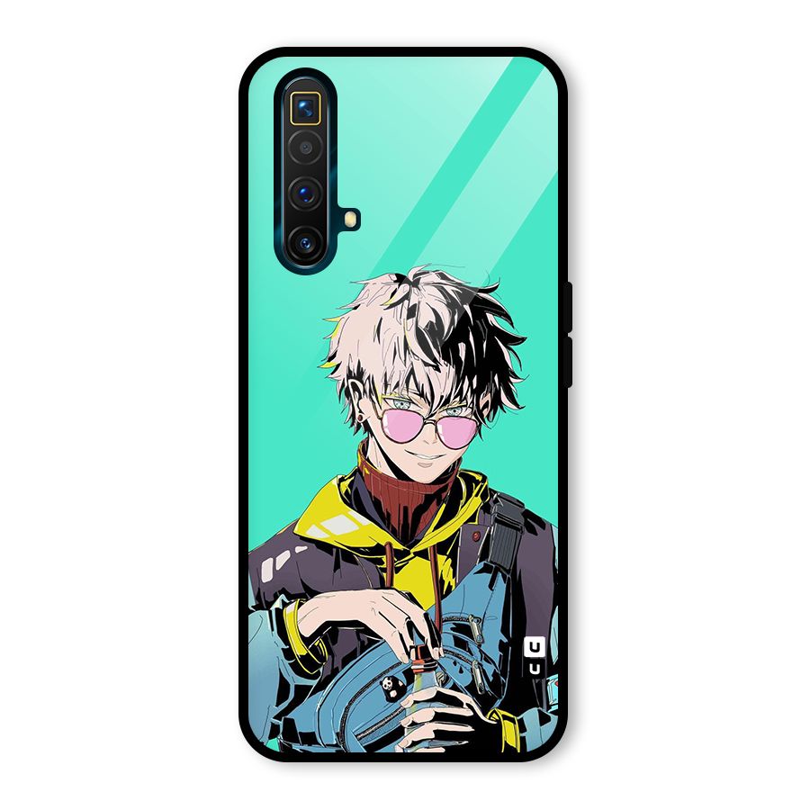 Cool Gojo Glass Back Case for Realme X3