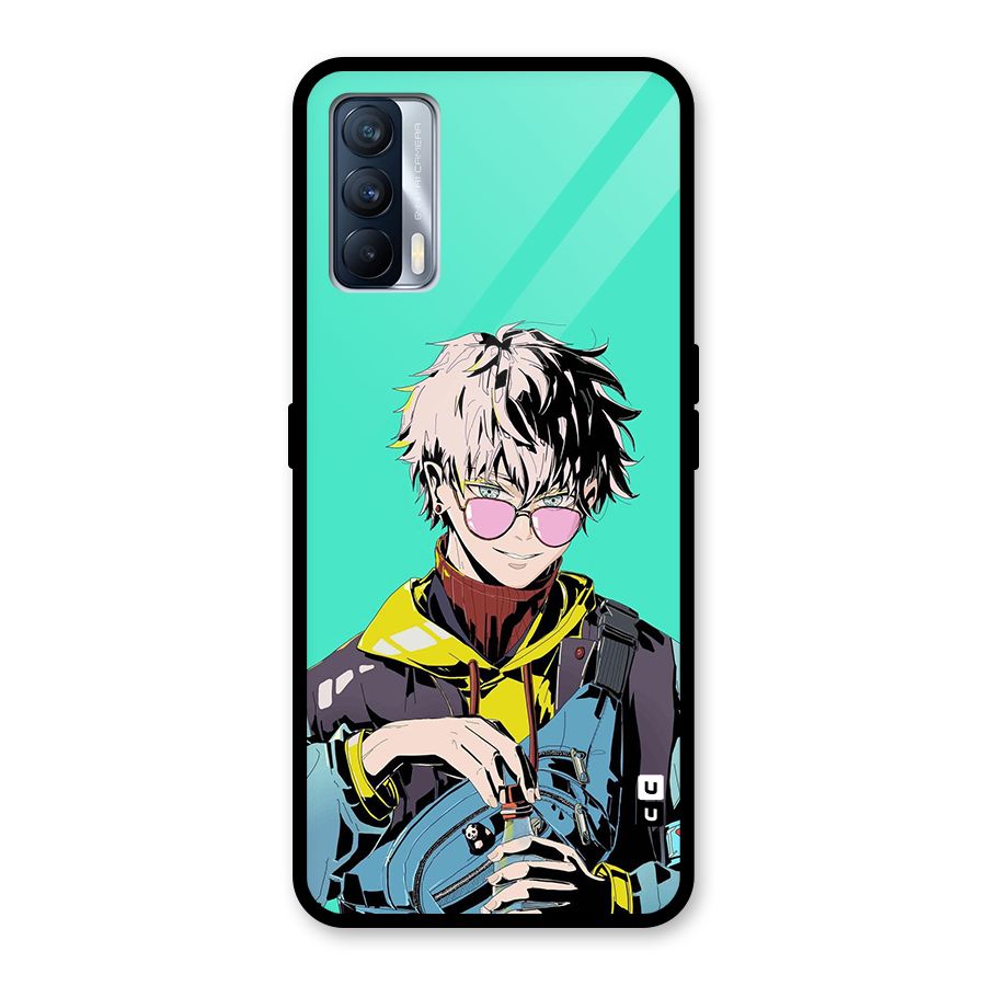 Cool Gojo Glass Back Case for Realme X7