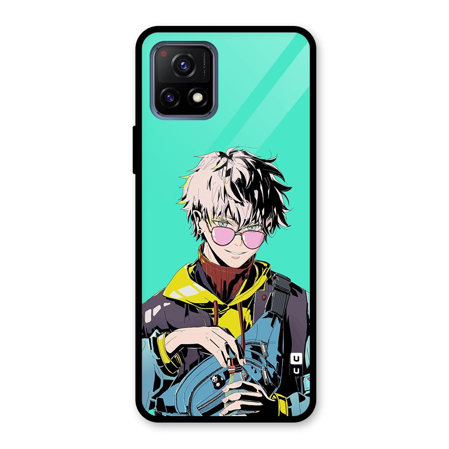 Cool Gojo Glass Back Case for Vivo Y72 5G
