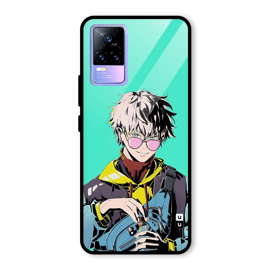 Cool Gojo Glass Back Case for Vivo Y73