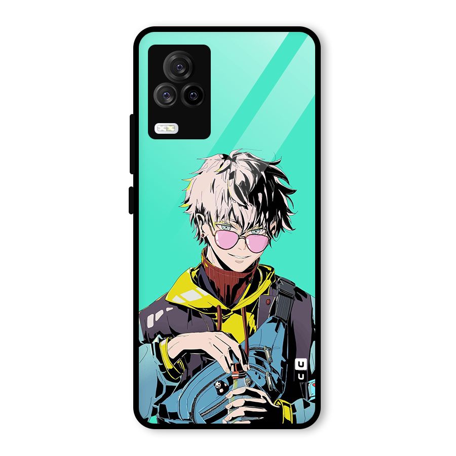 Cool Gojo Glass Back Case for Vivo iQOO 7 Legend 5G