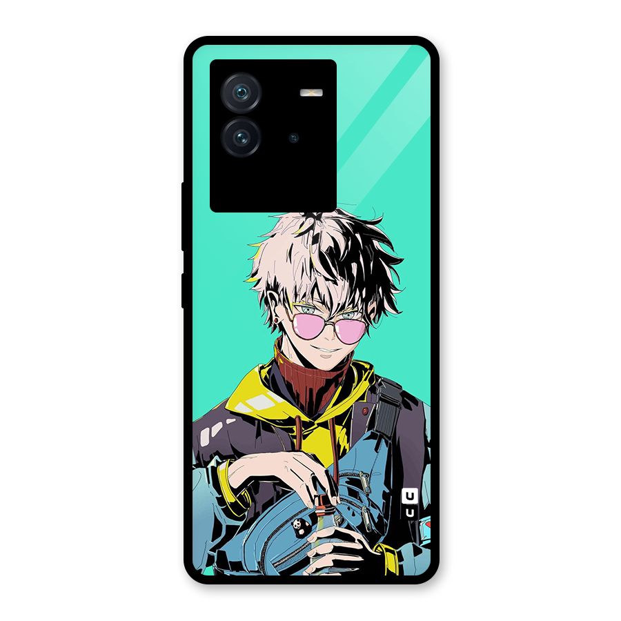 Cool Gojo Glass Back Case for Vivo iQOO Neo 6 5G