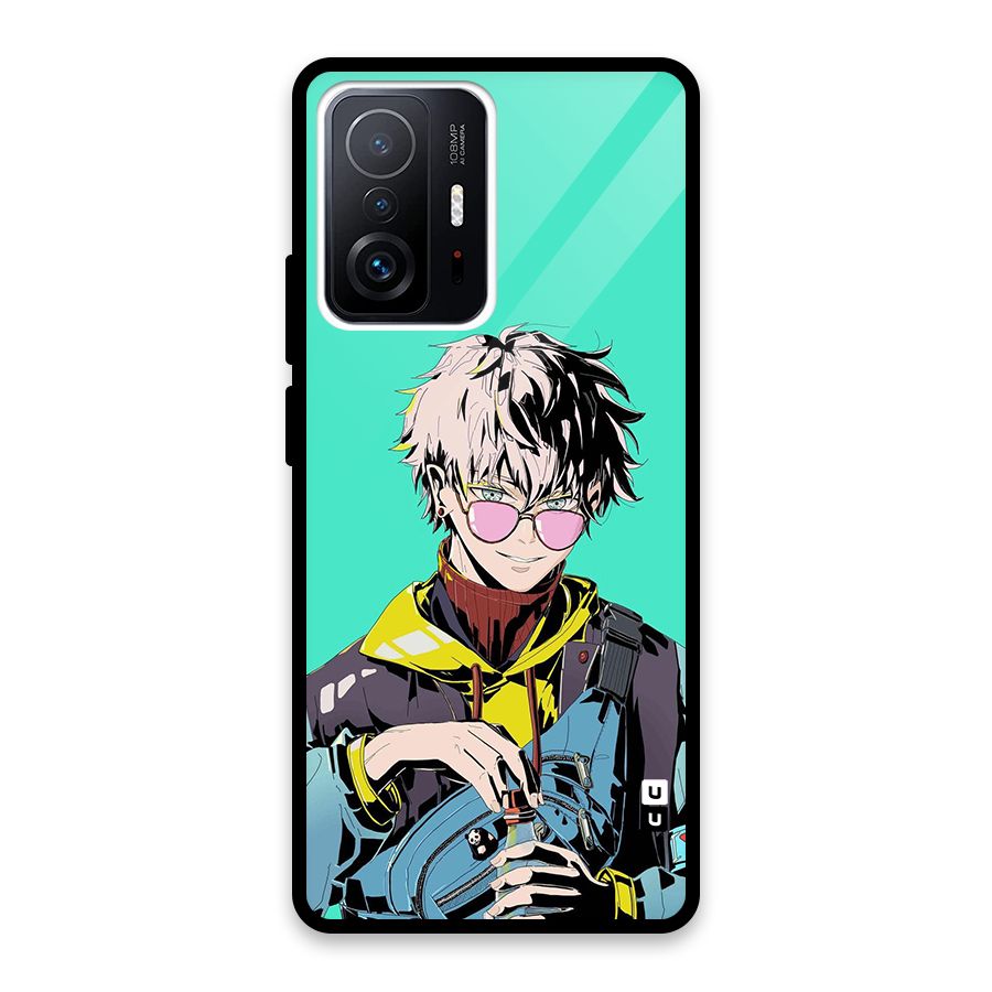 Cool Gojo Glass Back Case for Xiaomi 11T Pro