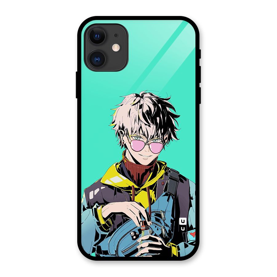 Cool Gojo Glass Back Case for iPhone 11
