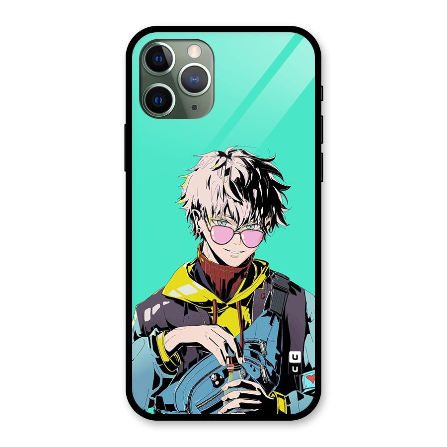 Cool Gojo Glass Back Case for iPhone 11 Pro