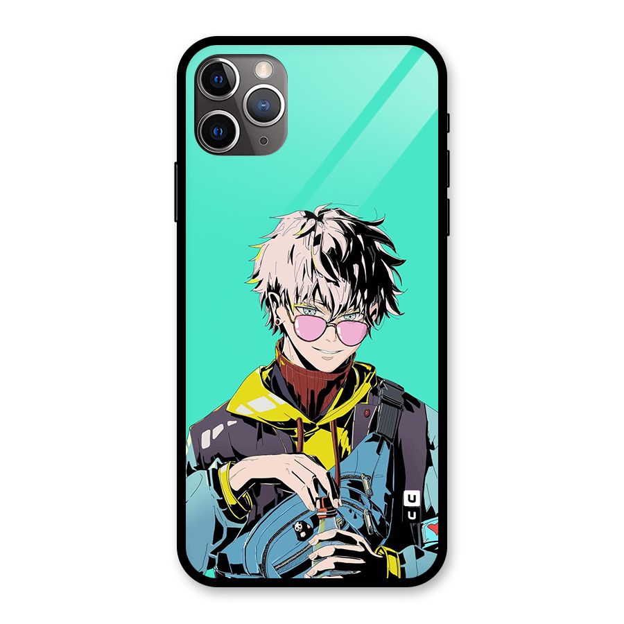Cool Gojo Glass Back Case for iPhone 11 Pro Max
