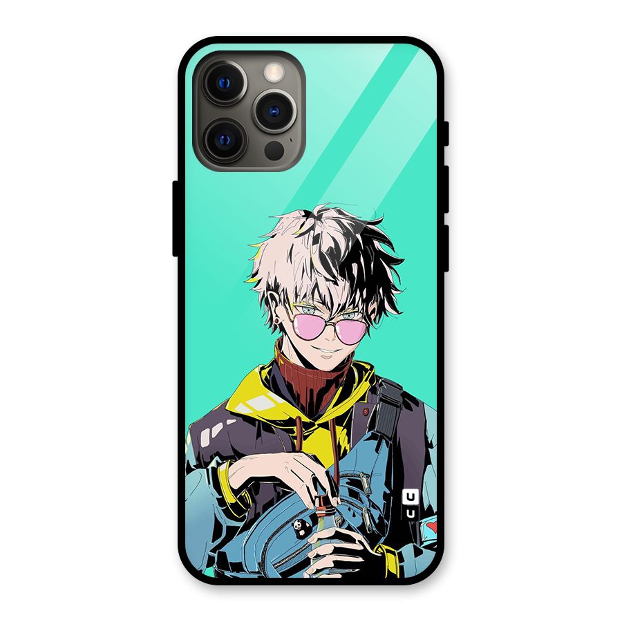 Cool Gojo Glass Back Case for iPhone 12 Pro Max