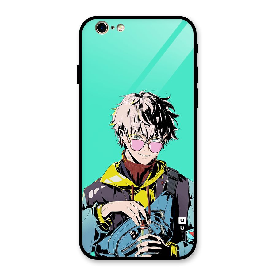 Cool Gojo Glass Back Case for iPhone 6 6S