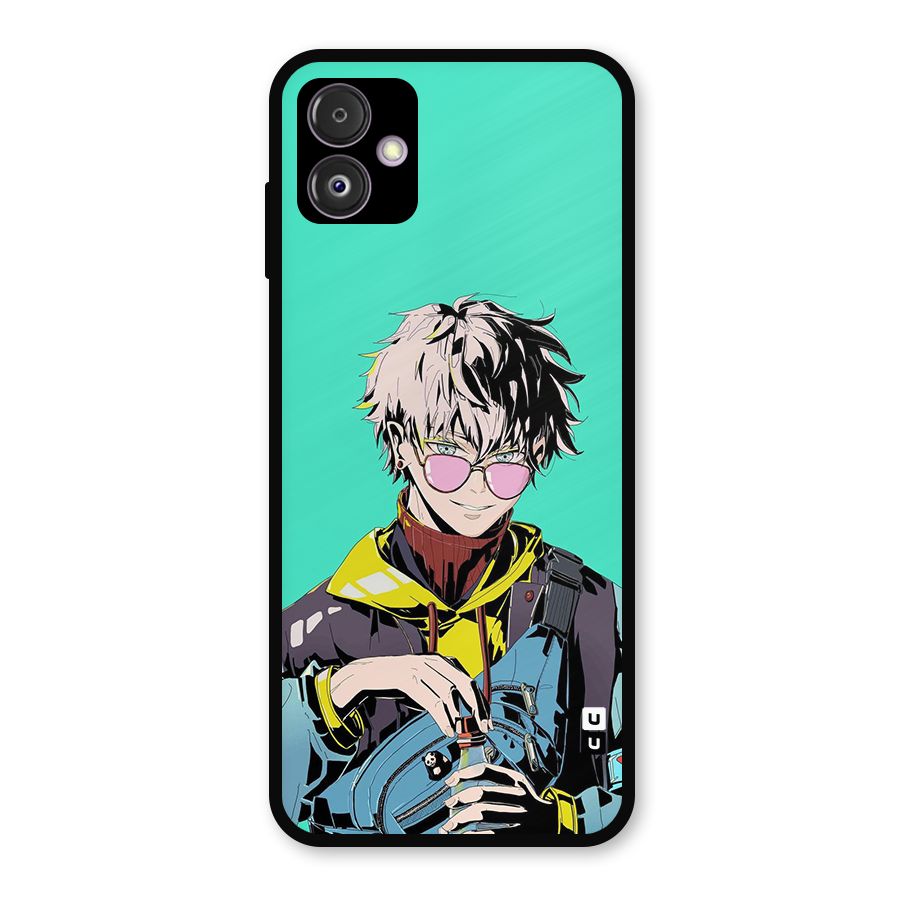 Cool Gojo Metal Back Case for Galaxy F14