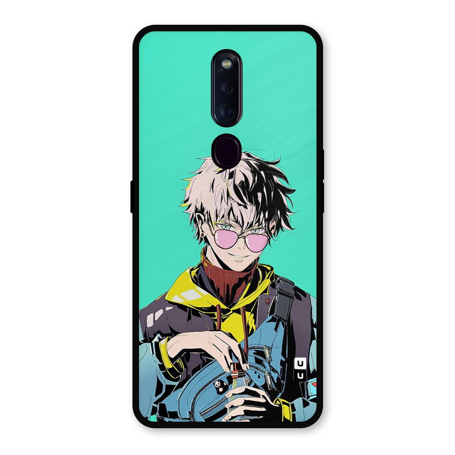 Cool Gojo Metal Back Case for Oppo F11 Pro