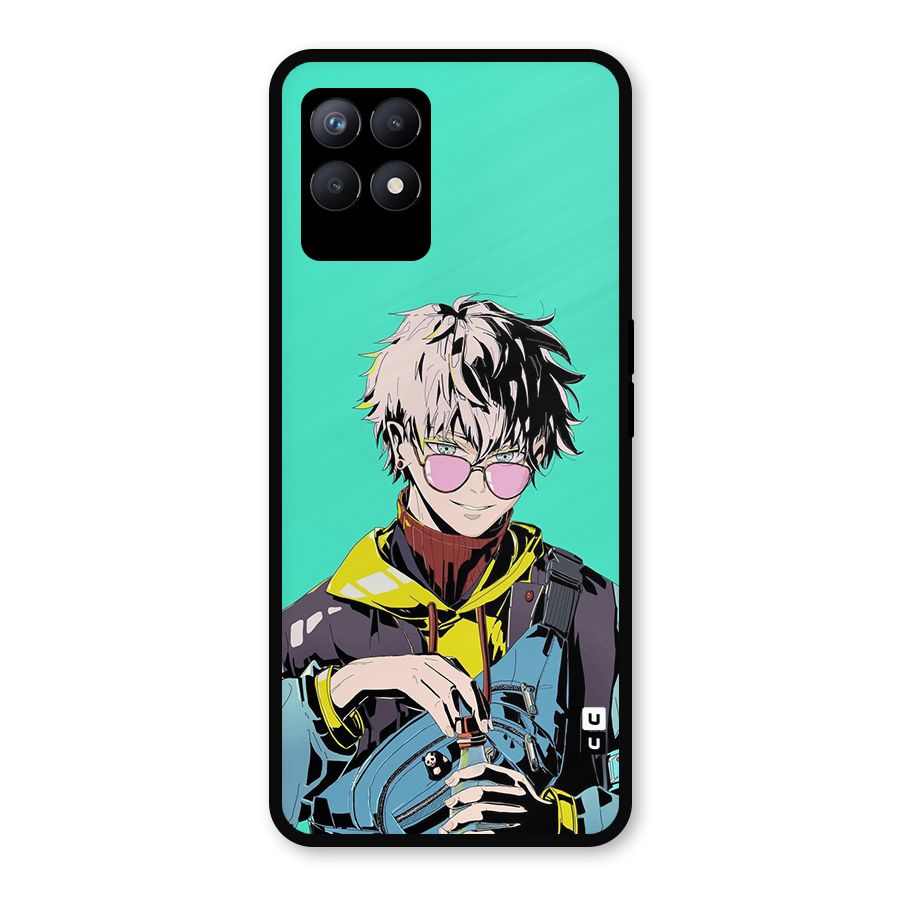 Cool Gojo Metal Back Case for Realme Narzo 50