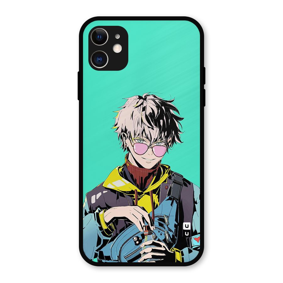 Cool Gojo Metal Back Case for iPhone 11