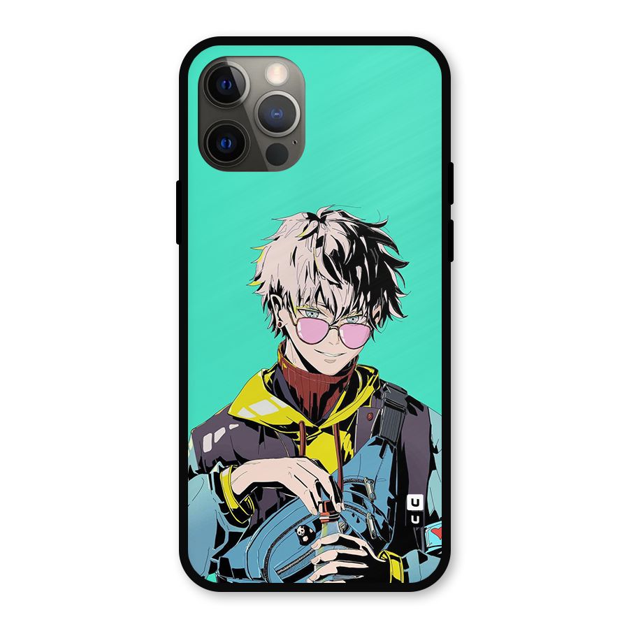 Cool Gojo Metal Back Case for iPhone 12 Pro